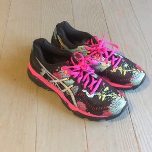 asics floral print shoes